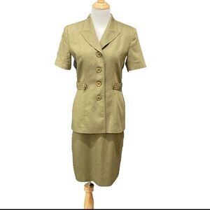 Vintage Kasper ASL skirt suit size 4